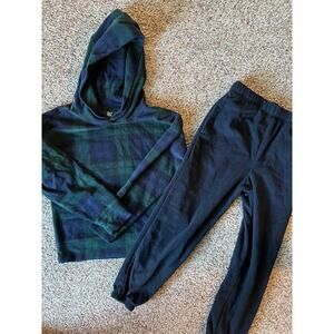 Boys Loungewear, Gap, Size 8, Fleece, Plaid, Warm, Cozy, Pajamas, Winter